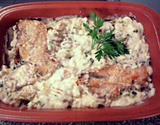 Filé de frango com palmito