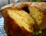 Bolo de fubá com laranja fofinho