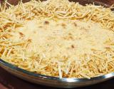 Camarão cremoso gratinado com catupiry