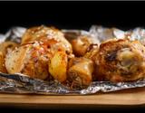 Frango com batatas ao forno