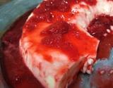 Flan de morango