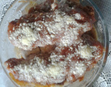Filézinho de frango à parmegiana