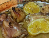 Frango com suco de laranja