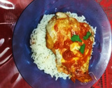 Frango à parmegiana à moda Celinha