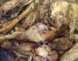 Frango com cebola queimada