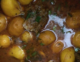 Frango caipira com pequi