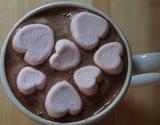 Chocolate quente com marshmallow