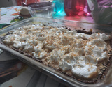 Torta de chocolate com massa de biscoito