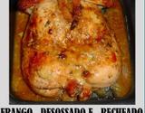 Frango desossado e recheado do Lúcio Cezar