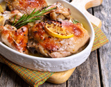 Frango dourado ao forno
