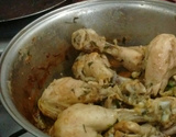 Coxa de frango refogada