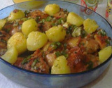 Coxinha de frango assado com batata