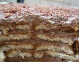 Pavê de chocolate com bolacha maisena