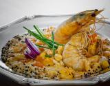 Risoto de camarão
