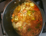 Galinhada de frango com legumes