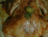 Frango assado muito simples e delicioso
