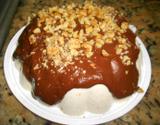 Mousse natalina de nozes