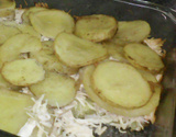 Peito de frango com batatas