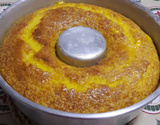 Bolo de laranja super fofo e molhadinho