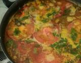 Moqueca de garoupa com camarão e pirão
