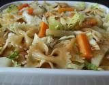 Salada de macarrão,legumes e verduras