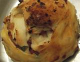 Pão de linguiça e cebola