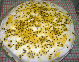 Bolo mousse de maracujá