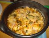 Moqueca de peixe ao molho de camarão