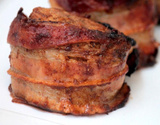 Filé mignon suíno com bacon na airfryer