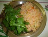 Arroz com couve-flor e tomate