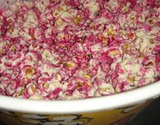Pipoca doce com groselha