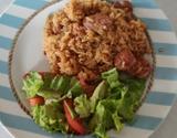 Arroz com linguiça na pressão 3 muinitos