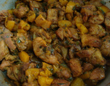 Carne de porco com moranga