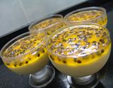 Deliciosa mousse de maracujá