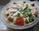 Salada saborosa de maionese