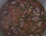 Coração de frango ao molho