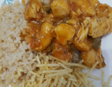 Peito de frango ensopado com alho poró