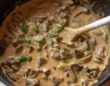 Strogonoff de carne com o corte certo para ficar suculento