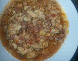 Picadinho saboroso de peito de frango