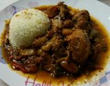 Frango com pinhão