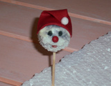 Cake pop de Papai Noel