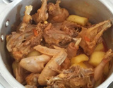 Frango com batata salsa