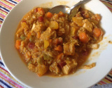 Sopa de arroz integral