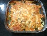 Filé de tilápia com batata no forno