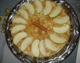 Torta de maçã com leite condensado