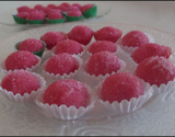 Docinho de morango ou gelatina