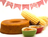 Bolo de fubá com cravo e canela
