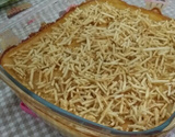 Frango ao creme de cebola com milho