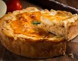 Torta de frango de liquidificador