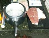 Churrasco na panela de pressão